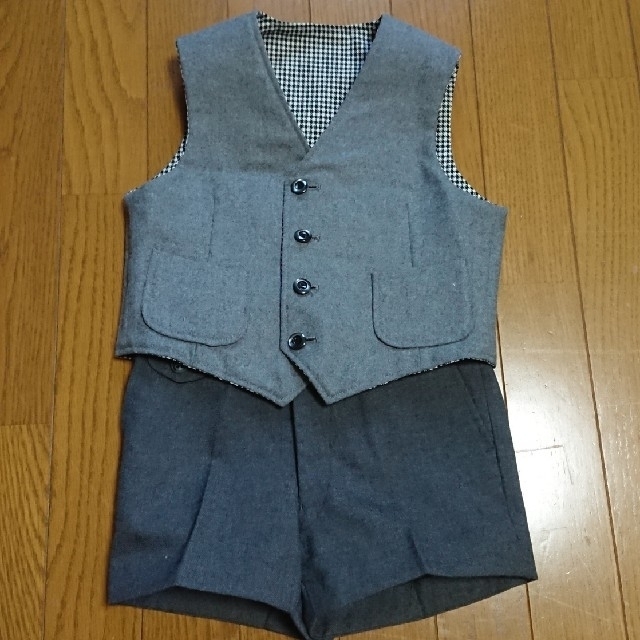 子供フォーマル・スーツ 男の子size110 キッズ/ベビー/マタニティのキッズ服男の子用(90cm~)(ドレス/フォーマル)の商品写真