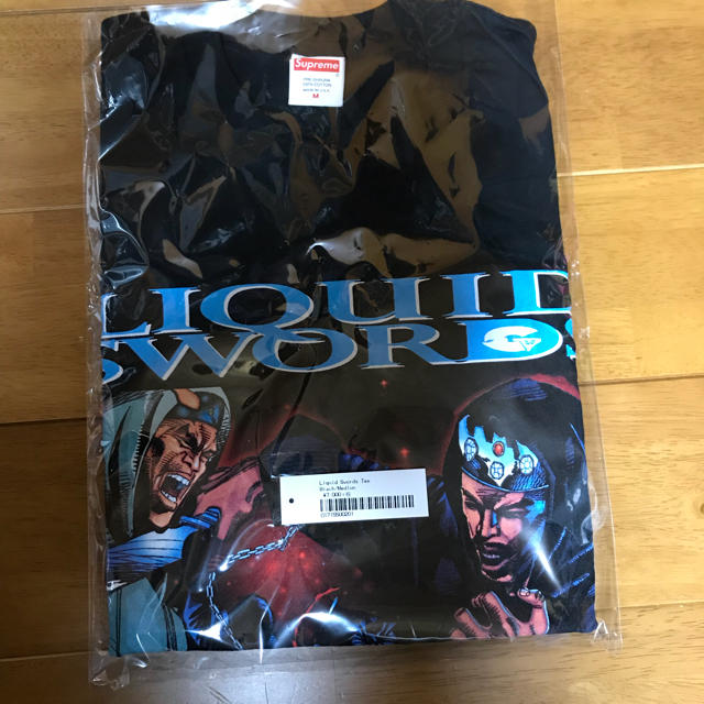 superme 18FW Liquid Swords Tee Black/M