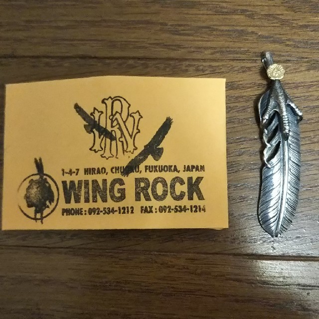 wingrock爪金ポイントフェザー小袋付き! 同時購入 メンズ | bca.edu.gr