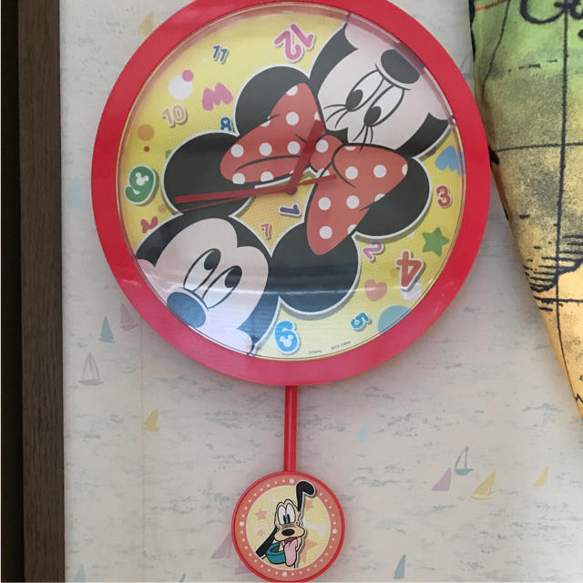 Disney(ディズニー)のミキミニ壁掛け時計 インテリア/住まい/日用品のインテリア小物(掛時計/柱時計)の商品写真