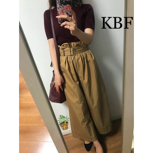 KBF(ケービーエフ)の☆KBF☆ケービーエフ  ワイドパンツ レディースのパンツ(カジュアルパンツ)の商品写真