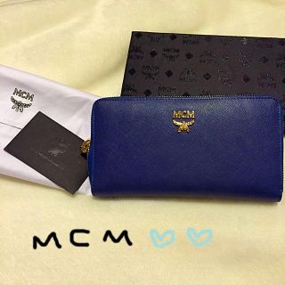 エムシーエム(MCM)のMCM 長財布 青(財布)