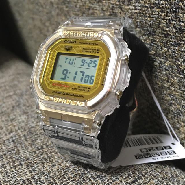 楽天市場店 G-SHOCK DW-5035E-7JR グレイシアゴールド スケルトン