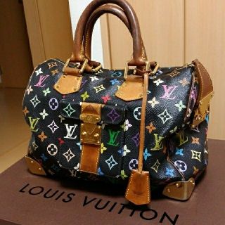 ルイヴィトン(LOUIS VUITTON)のスヌーピー☆様専用　Louis Vuitton　マルチカラー｢スピーディ｣(ハンドバッグ)