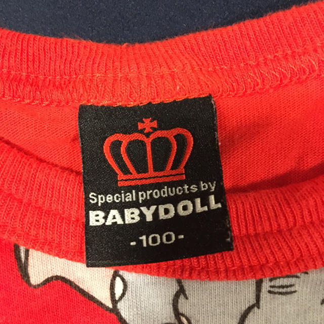BABYDOLL(ベビードール)の美品！BABYDOLLディズニーTシャツ キッズ/ベビー/マタニティのキッズ服女の子用(90cm~)(Tシャツ/カットソー)の商品写真