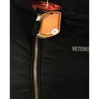 バレンシアガ(Balenciaga)のVetements ヴェトモン  MAー1 ブラック (ブルゾン)