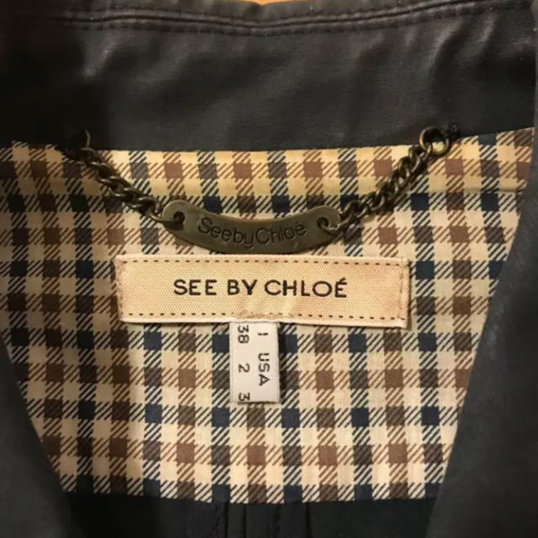 SEE BY CHLOE(シーバイクロエ)のSEE BY CHLOE☆シーバイクロエ ポンチョ風ジャケット 38 レディースのジャケット/アウター(ポンチョ)の商品写真