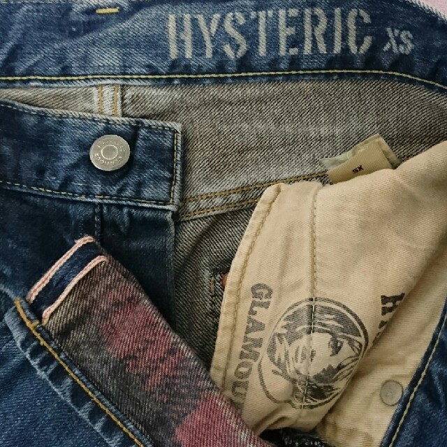 HYSTERIC GLAMOUR(ヒステリックグラマー)のケロミちゃん様専用❤ヒステリックグラマー デニム CR加工デニム スリムPT レディースのパンツ(デニム/ジーンズ)の商品写真