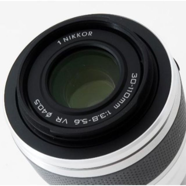 Nikon(ニコン)の☆美品☆Nikon 1 NIKKOR VR 30-110mmホワイト スマホ/家電/カメラのカメラ(レンズ(ズーム))の商品写真