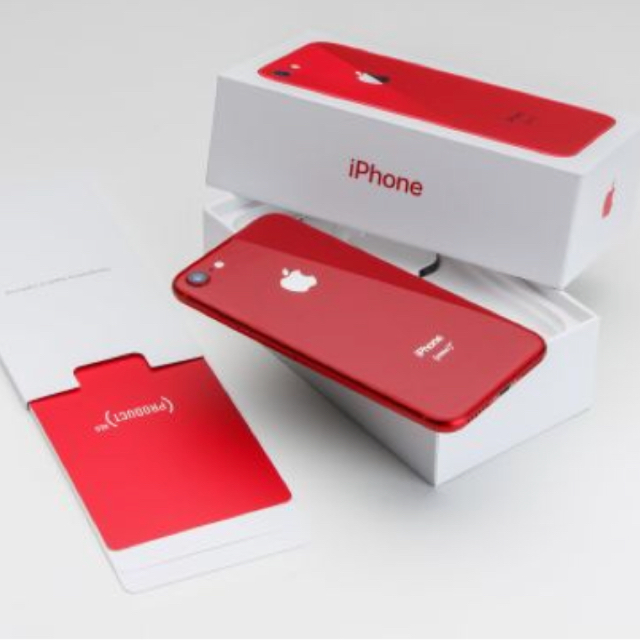 iPhone8 au 64G RED «新品、未開封»