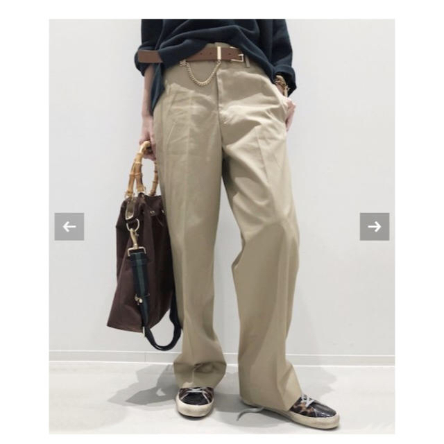 L'Appartement DEUXIEME CLASSE(アパルトモンドゥーズィエムクラス)の【タグ付き新品】L'appartement Chino PANTS 36 レディースのパンツ(チノパン)の商品写真