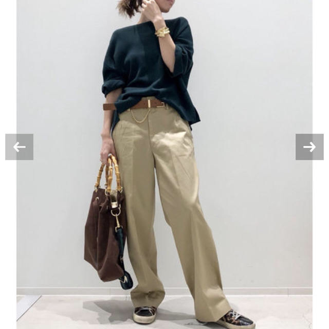 L'Appartement DEUXIEME CLASSE(アパルトモンドゥーズィエムクラス)の【タグ付き新品】L'appartement Chino PANTS 36 レディースのパンツ(チノパン)の商品写真