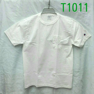 チャンピオン(Champion)の★チャンピオン★T1011★ポケット付Tシャツ★ホワイト★S★(Tシャツ/カットソー(半袖/袖なし))