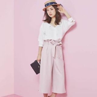 ウィルセレクション(WILLSELECTION)の♡美品♡ウィルセレクションリノンサッシュガウチョパンツ(その他)