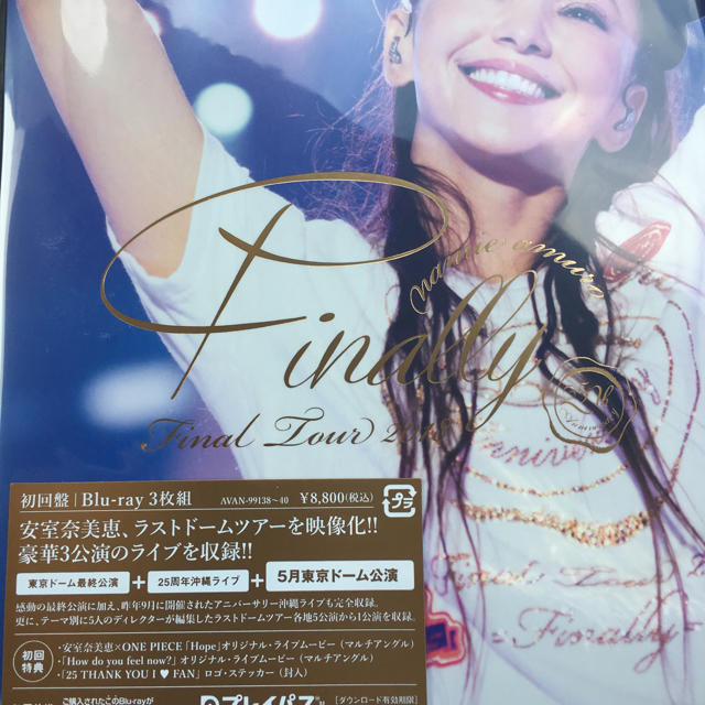初回盤 安室奈美恵 2018 Finally+5月東京ドーム公演ブルーレイ新品