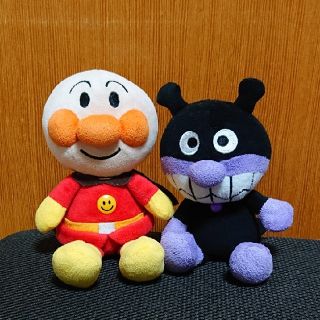 アンパンマン(アンパンマン)のアンパンマンとバイキンマンぬいぐるみセット(ぬいぐるみ/人形)