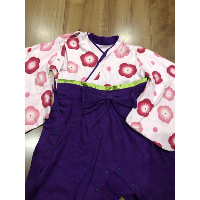 ベルメゾン(ベルメゾン)の袴風カバーオール♡ キッズ/ベビー/マタニティのベビー服(~85cm)(カバーオール)の商品写真