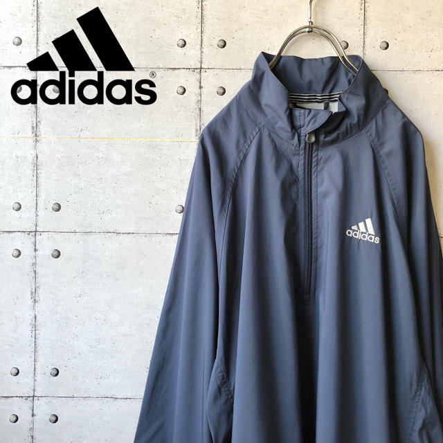 【大人気】 アディダス adidas ハーフジップ プルオーバー ナイロン