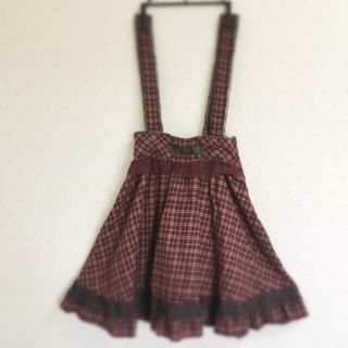 アクシーズファム(axes femme)のaxesのジャンスカ  はげちゃびん様専用(ひざ丈スカート)