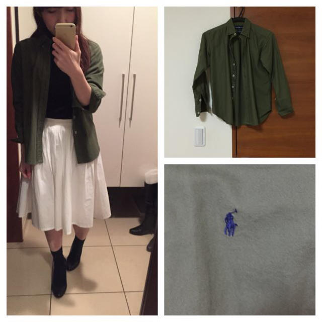 Ralph Lauren - ラルフローレン カーキシャツの通販 by hideko's Ralph Lauren - ラルフローレン カーキシャツの通販 by hideko's