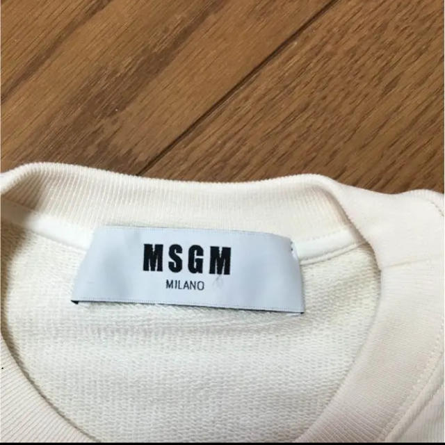 MSGM(エムエスジイエム)の★みゆ様専用★MSGM トレーナー  アイボリー レディースのトップス(トレーナー/スウェット)の商品写真