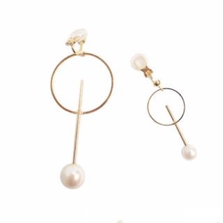 トゥデイフル(TODAYFUL)の◎ seads mara Circle Stick Earrings ◎(イヤリング)