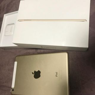 アイパッド(iPad)のipadmini3 wi-fi +cellular 128GB(タブレット)