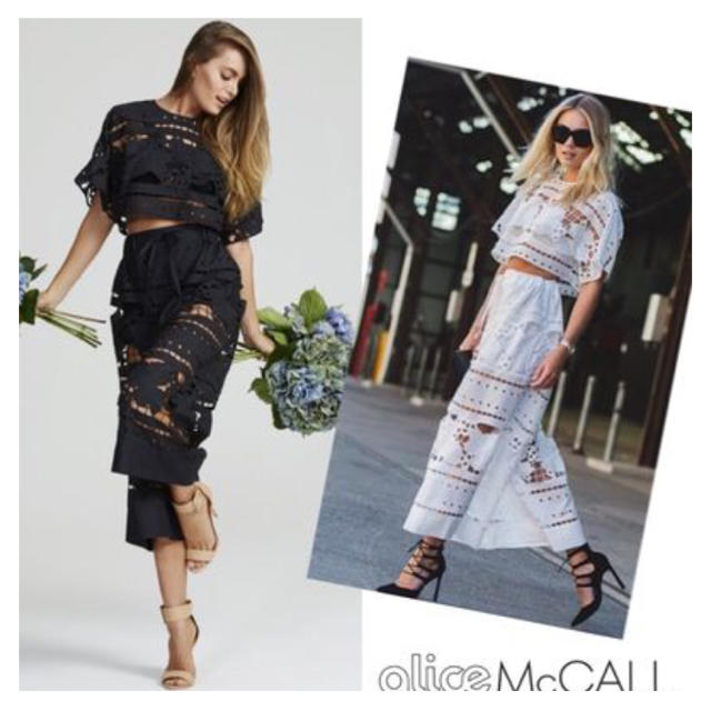 alice McCALL(アリスマッコール)のAlice MccallアリスマッコールレースセットアップS レディースのトップス(シャツ/ブラウス(半袖/袖なし))の商品写真