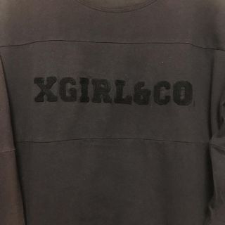 エックスガール(X-girl)のxgirl  美品 champion LS tee(Tシャツ/カットソー(七分/長袖))