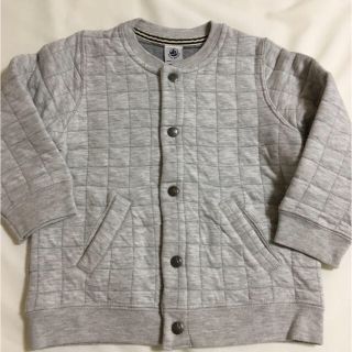 プチバトー(PETIT BATEAU)のプチバトー キルティングブルゾン 2ans／86cm(その他)