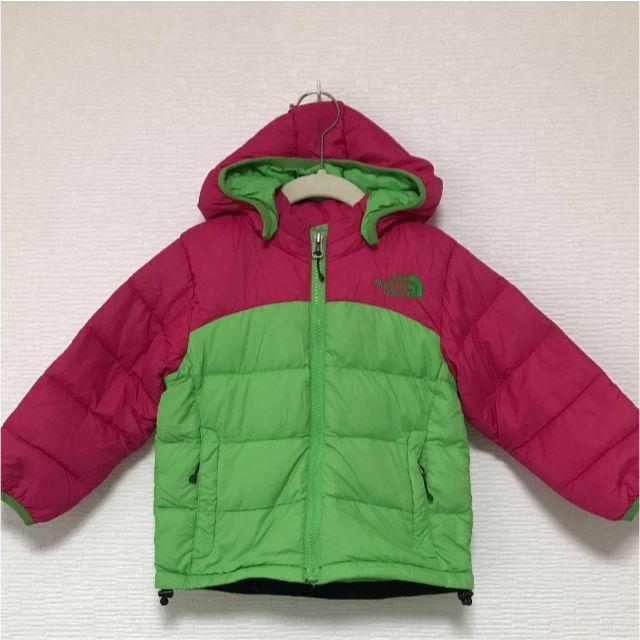 THE NORTH FACE(ザノースフェイス)の★ザ ノースフェイス★ ダウン ジャケット パーカー アウター キッズ 90 キッズ/ベビー/マタニティのキッズ服女の子用(90cm~)(ジャケット/上着)の商品写真