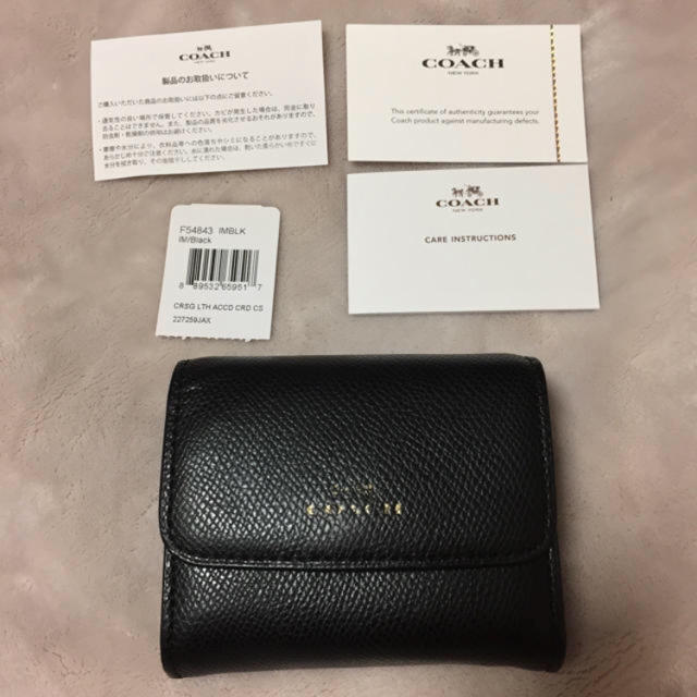 COACH(コーチ)の美品 COACH 折りたたみ財布 コインケース コンパクト メンズのファッション小物(折り財布)の商品写真