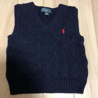 ラルフローレン(Ralph Lauren)のラルフローレン 18m 90 ケーブル ニット ベスト 美品(ニット)