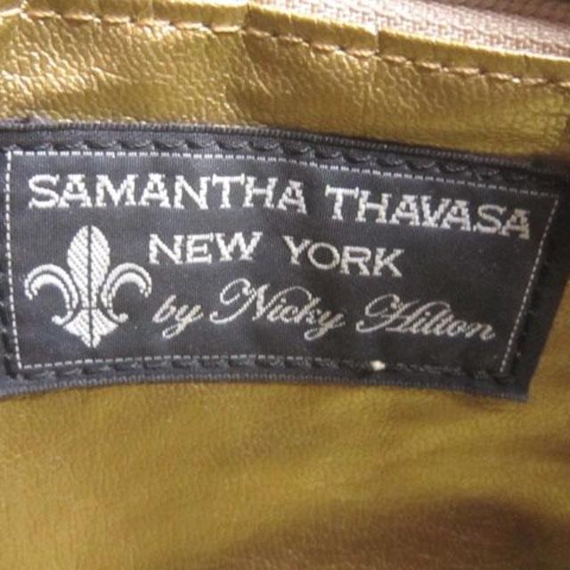 SAMANTHA THAVASA NEW YORK(サマンサタバサニューヨーク)の美品■ サマンサタバサ NY ■ピンク×ゴールド・トートバッグ■コーティング素材 レディースのバッグ(トートバッグ)の商品写真