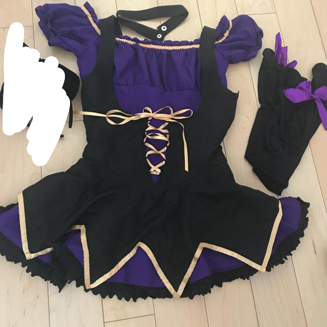 魔女❤コスプレ❤黒紫❤️地雷量産クロミ エンタメ/ホビーのコスプレ(衣装一式)の商品写真