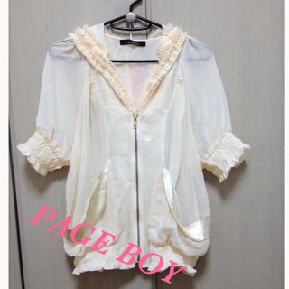 ページボーイ(PAGEBOY)のPAGEBOY シフォンパーカー(パーカー)