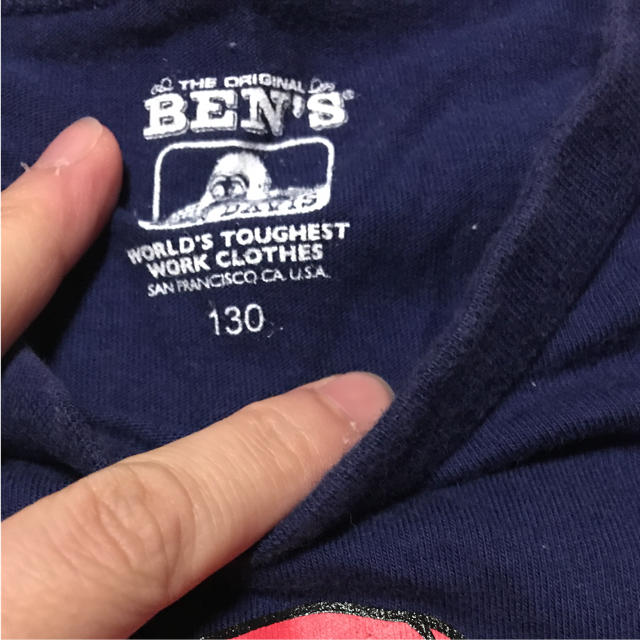 BEN DAVIS(ベンデイビス)のベンデイビスロンT キッズ/ベビー/マタニティのキッズ服男の子用(90cm~)(Tシャツ/カットソー)の商品写真