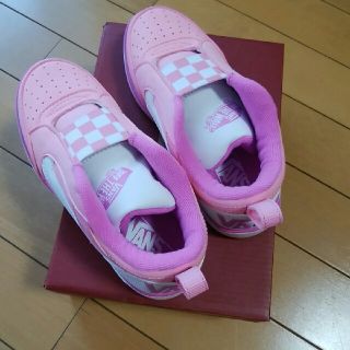 ヴァンズ(VANS)のVANS スニーカー 19センチ ピンク(スニーカー)