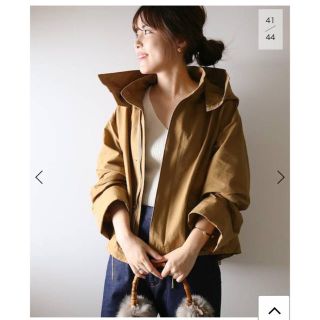 スピックアンドスパン(Spick & Span)のはなさん専用☆Spick&Span今季人気商品！フーディーブルゾン(ブルゾン)