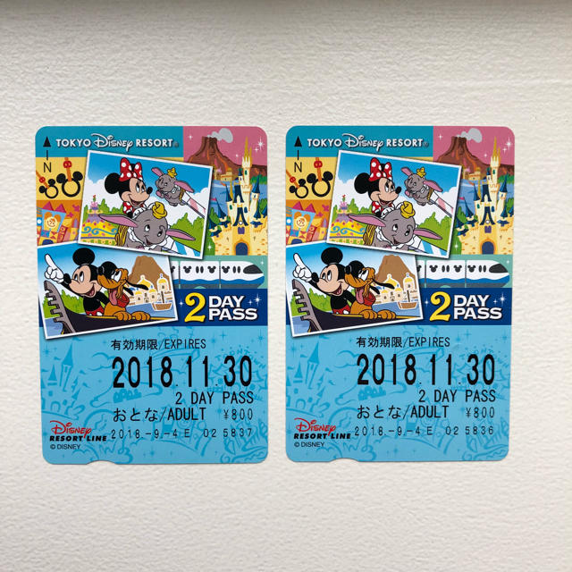 Disney(ディズニー)のディズニー リゾートライン 切符 チケットの施設利用券(遊園地/テーマパーク)の商品写真