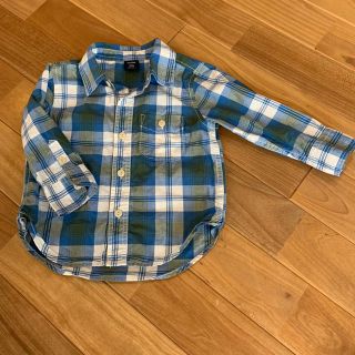 ギャップ(GAP)のGAP チェック シャツ 90サイズ位(Tシャツ/カットソー)