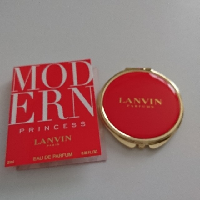 LANVIN(ランバン)のLANVIN  ランバン オードパルファム２ml  & コンパクトミラー レディースのファッション小物(ミラー)の商品写真