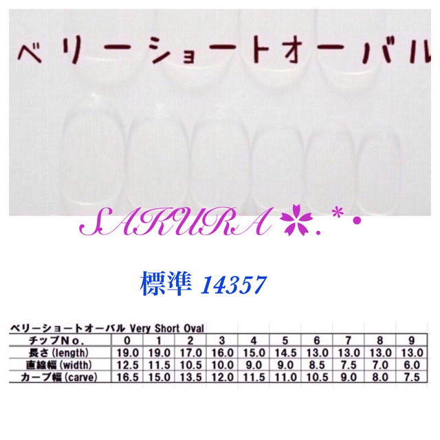 オーダー☆ネイルチップ B1〜B60 コスメ/美容のネイル(つけ爪/ネイルチップ)の商品写真