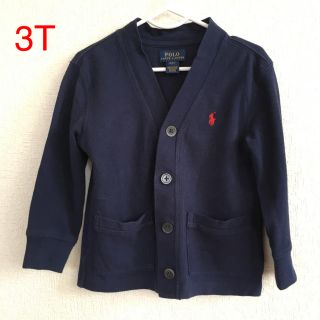 ポロラルフローレン(POLO RALPH LAUREN)のポロ カーディガン 紺 3T / 100(カーディガン)