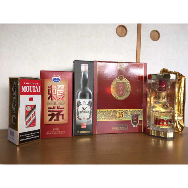 台湾と中国のお酒 5本 セット 食品/飲料/酒の酒(その他)の商品写真