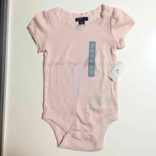 ベビーギャップ(babyGAP)のbabygap☆新品☆90☆便利！カットソー風ロンパース(Tシャツ/カットソー)