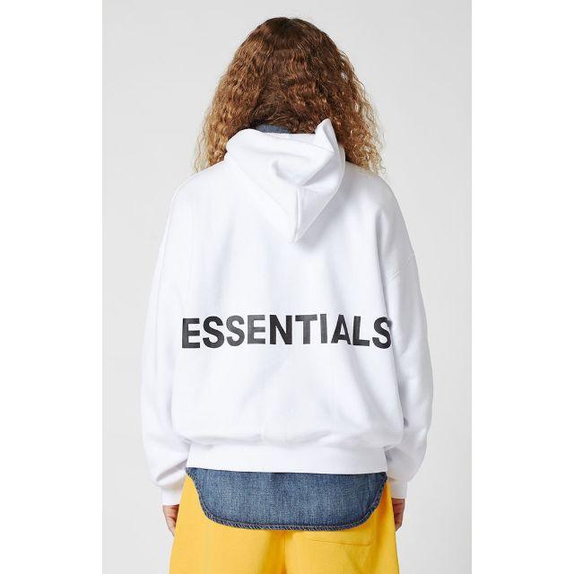 即発送可 FOG ESSENTIALS プルオーバーパーカーSサイズ White www ...