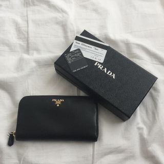 プラダ(PRADA)のぽんす 様 専用 PRADA プラダ 財布 長財布 ブラック(財布)