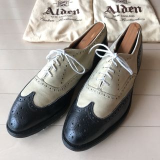 オールデン(Alden)の超レア　オールデンALDENサドルオックスフォードシューズウイングチップ9.5(ドレス/ビジネス)