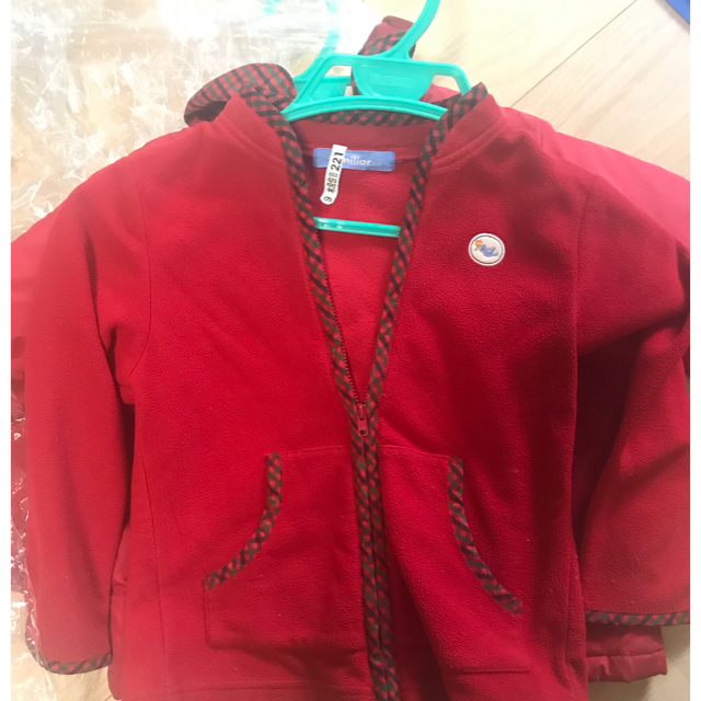 familiar - ファミリア 3Way コート 110 赤色の通販 by erichanmama0822's shop｜ファミリアならラクマ